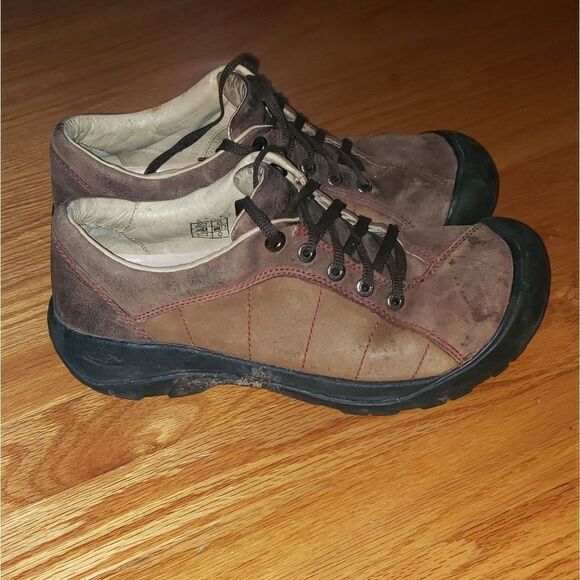Keen Presido Brown Leather shoes - Picture 1 of 7